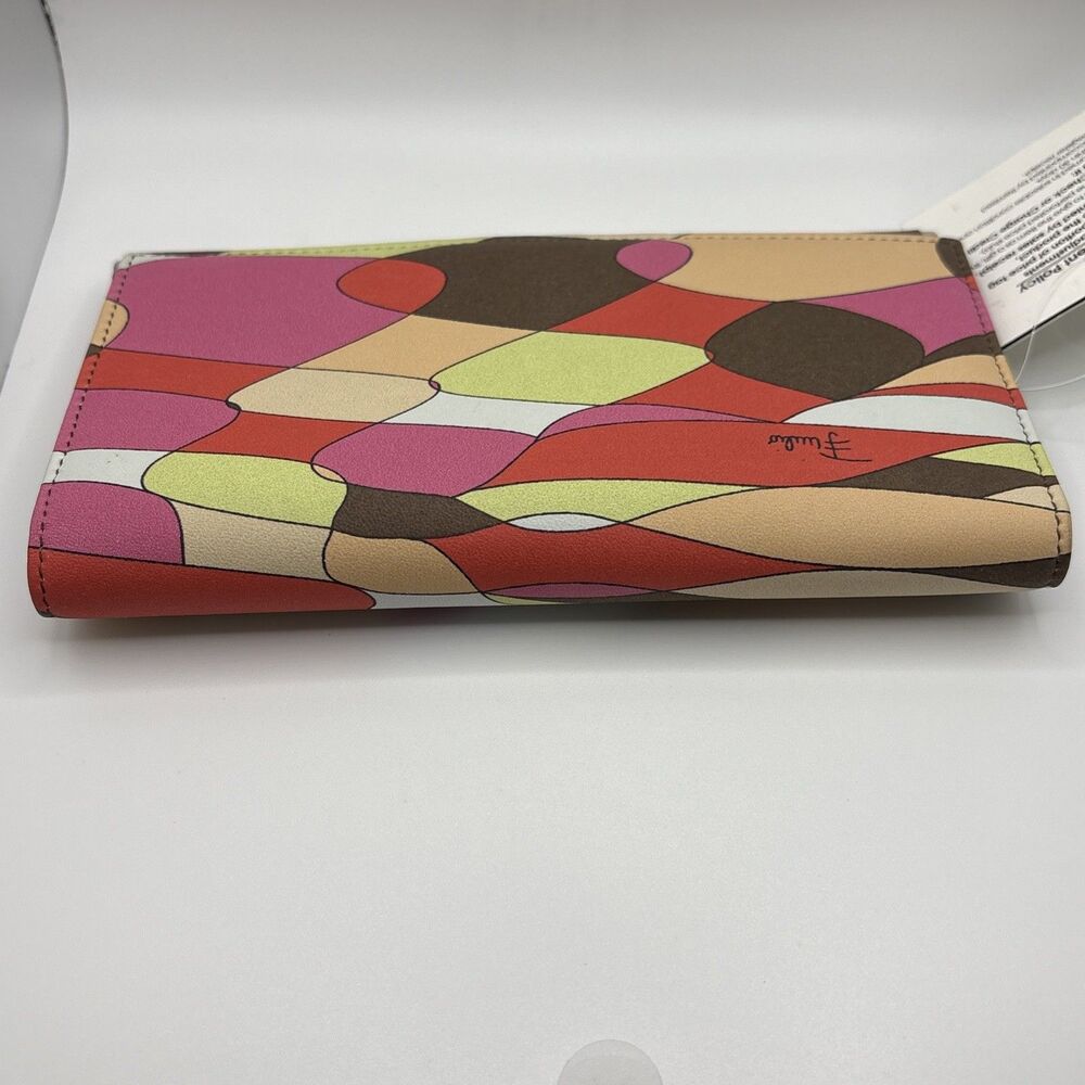 Emilio Pucci Long Wallet Geometric Pattern Purple… - image 4